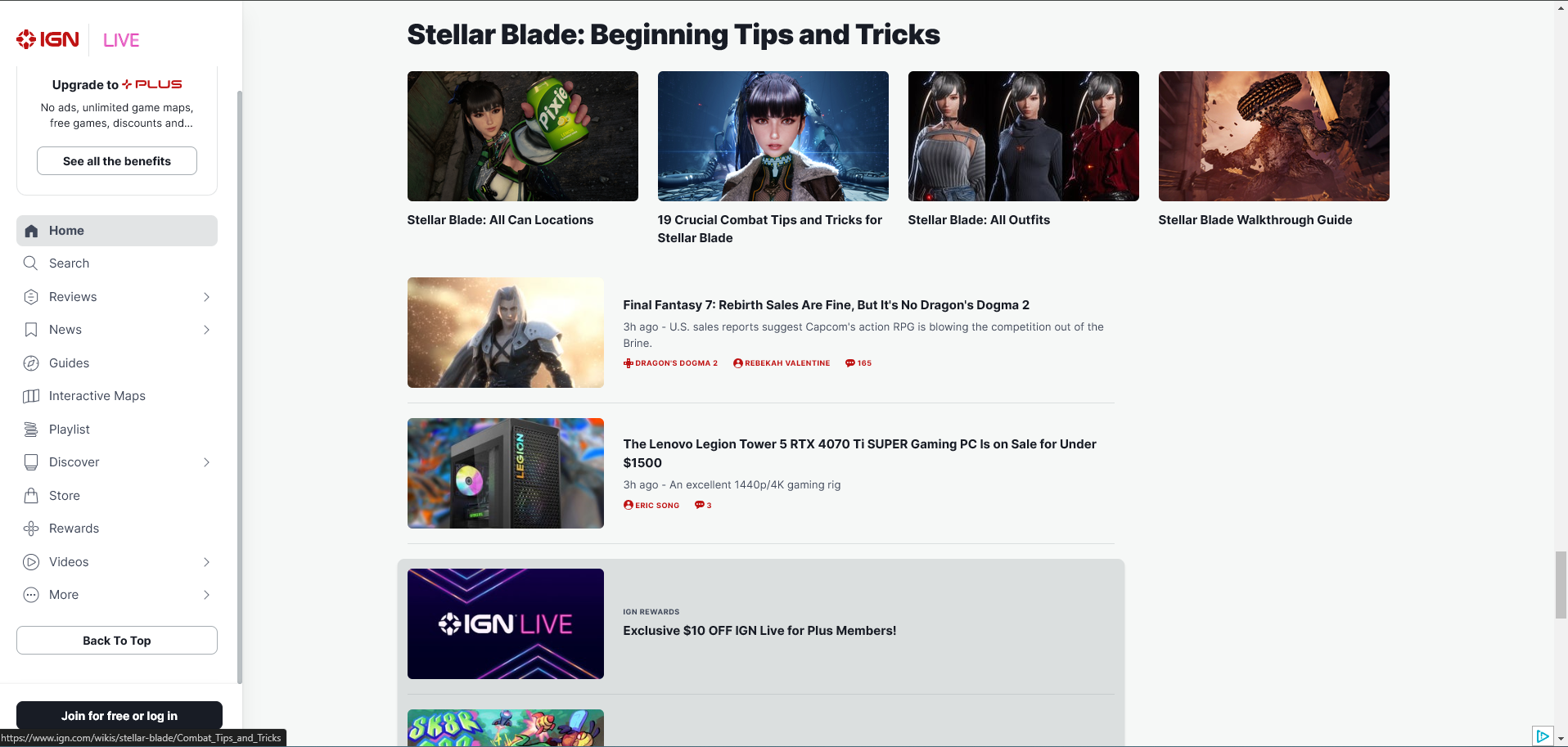 IGN website 